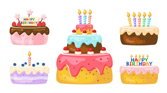 Cartoon Birthday Cake Images – Browse 110,693 Stock Photos, Vectors, and  Video | Adobe Stock