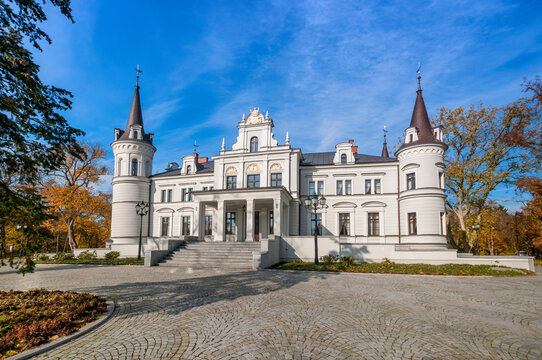 Tarce, village in Greater Poland Voivodeship. Renaissance palace and park complex.