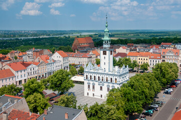 View on the Town hall in Chełmno