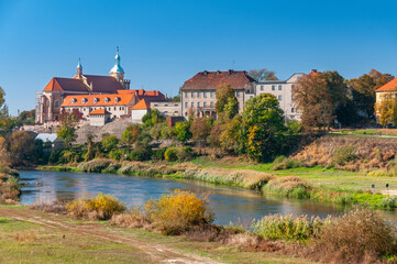 Fototapeta na wymiar view of the town Pyzdry