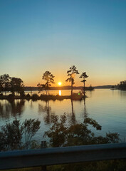 Orange and Blue Sunset