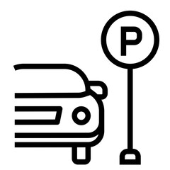 Parking Space Icon