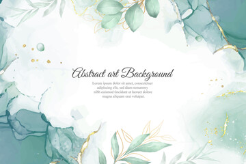 Hand Painted Watercolor Floral Background