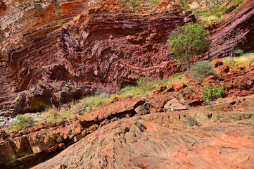 Hamersley Gorge Karijini National Park Pilbara region in Western Australia