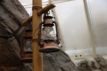 a classic lighting in the park outdoor