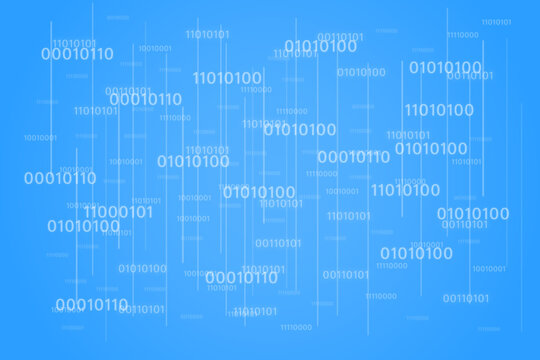 Daten Hintergrund blau