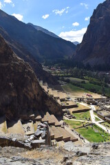 świeta dolina inków, ruiny Ollantaytambo, Peru, Inkowie, 