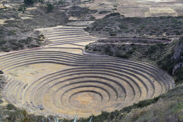 Eksperymentalne tarasy Inków , Moray, Peru, Cuzco - 517843462