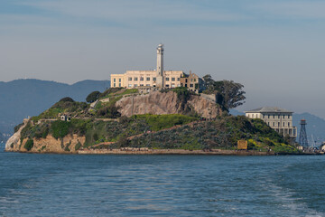 Fototapeta na wymiar Alcatraz Island in San Francisco