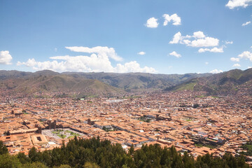 Fototapeta na wymiar Südamerika, Panorama, Cusco.