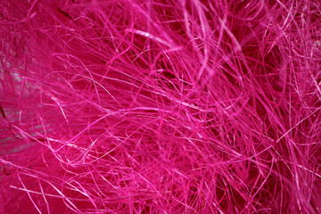 Macro shot of tangled threads close up