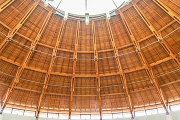 Dome wooden roof