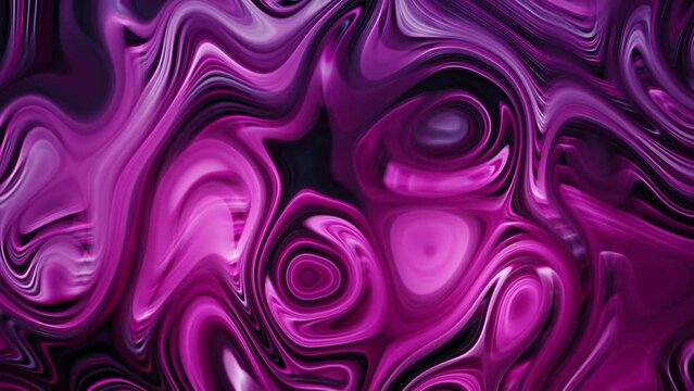licorice purple flowing liquid abstract with folds and seamless looping evolving waves, relaxing and fascinating background video.