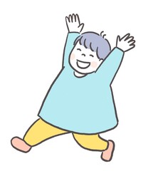 走る元気な子ども