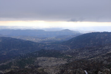 View on the Taurus mountains. Turkey