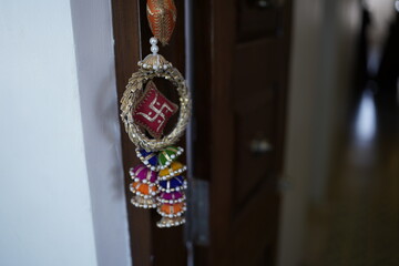 A modernday new indian wedding style decoration. "selective focus" "shallow depth of filed" "follow focus" " blur".