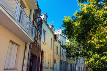 Fototapeta na wymiar view of Buildings around Orleans, France