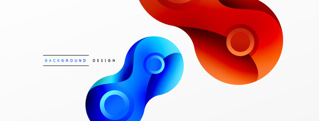 Circle geometric background. Abstract modern backdrop. Vector Illustration For Wallpaper, Banner, Background, Card, Book Illustration, landing page