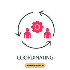 coordinating icons  symbol vector elements for infographic web