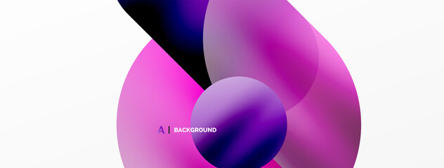 Digital web futuristic template. Circle composition abstract background. Vector Illustration For Wallpaper, Banner, Background, Card, Book Illustration, landing page