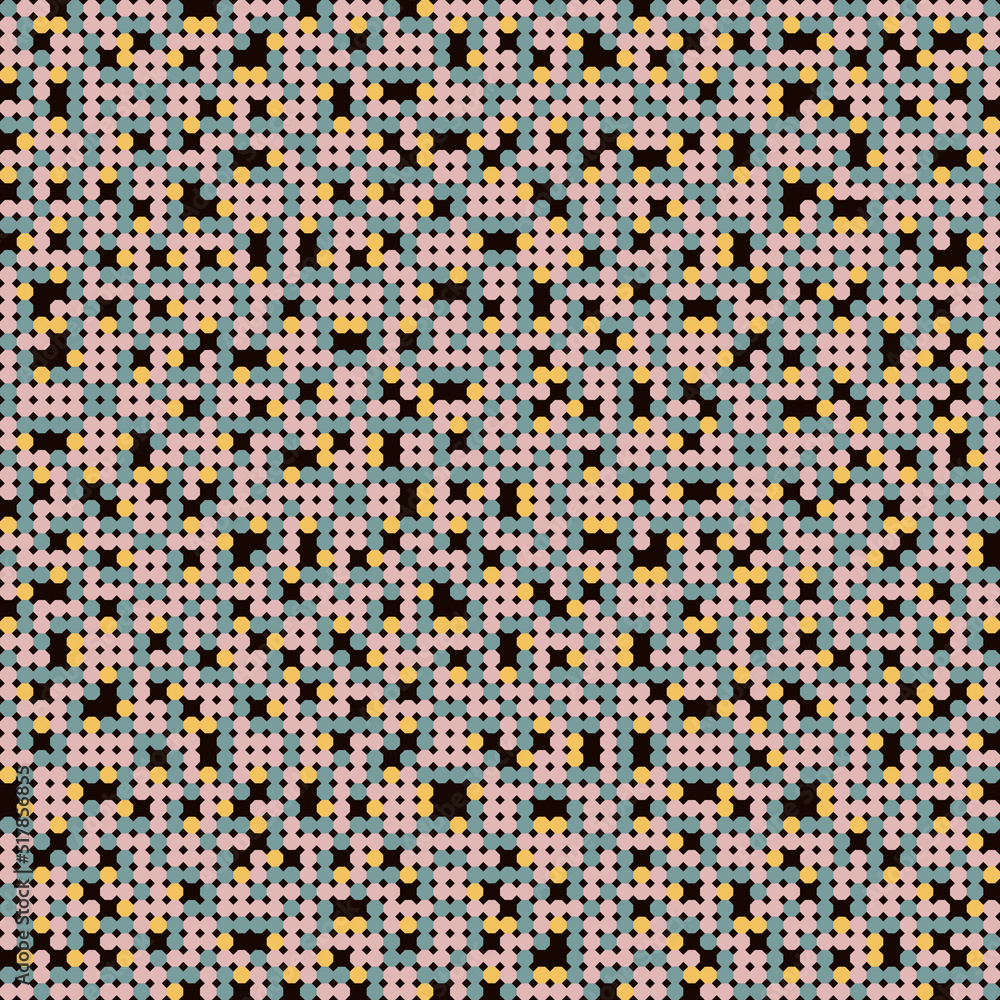 Poster noise art aesthetics abstract vector graphics made made with generative art approach using geometric