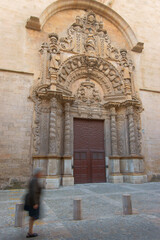 Fototapeta na wymiar Iglesia de Monti-Sion (s.XVI-XVII), Es Call (Juderia).Centro historico.Palma.Mallorca.Baleares.España.