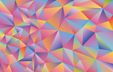 colorful triangle background. modern geometric wallpaper for web banner, social media and presentation.