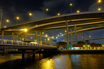 Bhumibol Bridge, the most beautiful bridge in Thailand