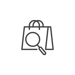 Product search line icon