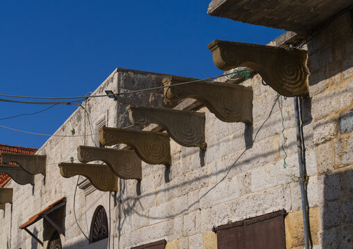 Old heritage house detail, Mount Lebanon, Douma, Lebanon