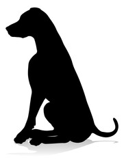 Dog Silhouette Pet Animal