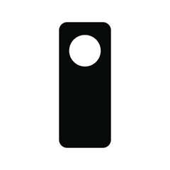 Door knob hanger icon isolated on white background. Vector EPS 10