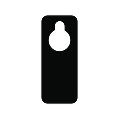 Door knob hanger icon isolated on white background. Vector EPS 10