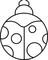 Flat Insect bug vector set.  Vector Set of black outline bugs. Vector black and white icons of different insects