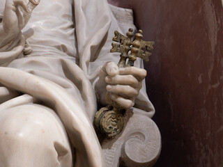 San Pietro tiene in mano le chiavi del paradiso