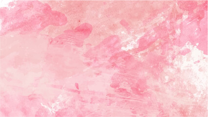 Pink watercolor background for your design, watercolor background concept, vector.