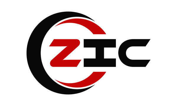 ZIC swoosh three letter logo design vector template | monogram logo | abstract logo | wordmark logo | letter mark logo | business logo | brand logo | flat logo | minimalist logo | text | word | symbol