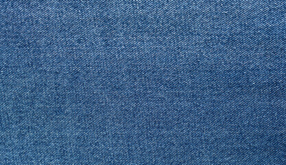 The texture of classic dense denim. The pattern is clearly visible.