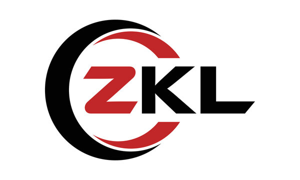 ZKL swoosh three letter logo design vector template | monogram logo | abstract logo | wordmark logo | letter mark logo | business logo | brand logo | flat logo | minimalist logo | text | word | symbol