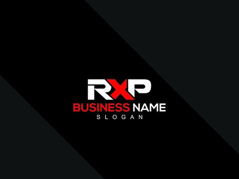 Alphabet RXP Logo Letter, Creative RX r x p Logo Letter Vector Art With Unique Colorful Three Letter Design