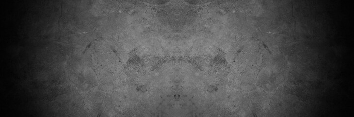 Old wall texture cement dark black gray  background abstract grey color design are light with white gradient background.