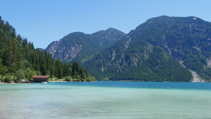 Am Plansee, zweitgrößter See Tirols