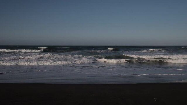 waves on the beach