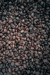 roasted coffee beans, caffeine infusion drink
