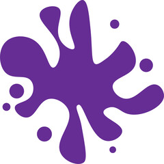 Beautiful colour paint splashes. Set of paint splashes. Vector illustration. Colorful splashes of paint collection,  Paint Splatter that is Hand Drawn 