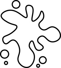 Beautiful colour paint splashes. Set of paint splashes. Vector illustration. Colorful splashes of paint collection,  Paint Splatter that is Hand Drawn 