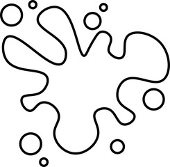 Obraz premium Beautiful colour paint splashes. Set of paint splashes. Vector illustration. Colorful splashes of paint collection, Paint Splatter that is Hand Drawn 