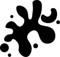 Beautiful colour paint splashes. Set of paint splashes. Vector illustration. Colorful splashes of paint collection,  Paint Splatter that is Hand Drawn 