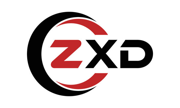 ZXD swoosh three letter logo design vector template | monogram logo | abstract logo | wordmark logo | letter mark logo | business logo | brand logo | flat logo | minimalist logo | text | word | symbol
