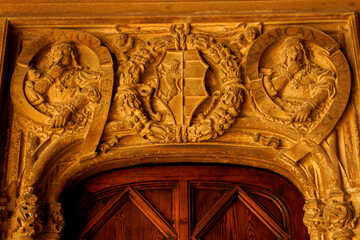 Patio de Can Ordines D'Almadrà.Centro historico.Palma.Mallorca.Baleares.España.